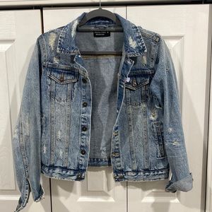 Distressed Denim Jacket